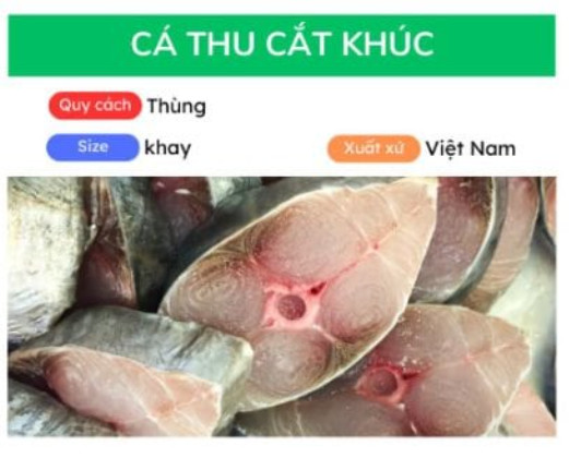 Cá thu cắt khúc