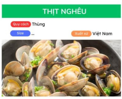 Thịt nghêu